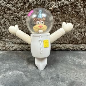 Sandy Cheeks Squirrel Pen Oxygen Helmet Spongebob Action Figure Toy Viacom 2002
